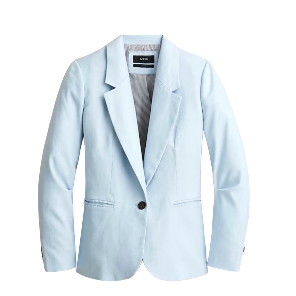 💙 JCREW Parke Stretch Linen Blazer  S